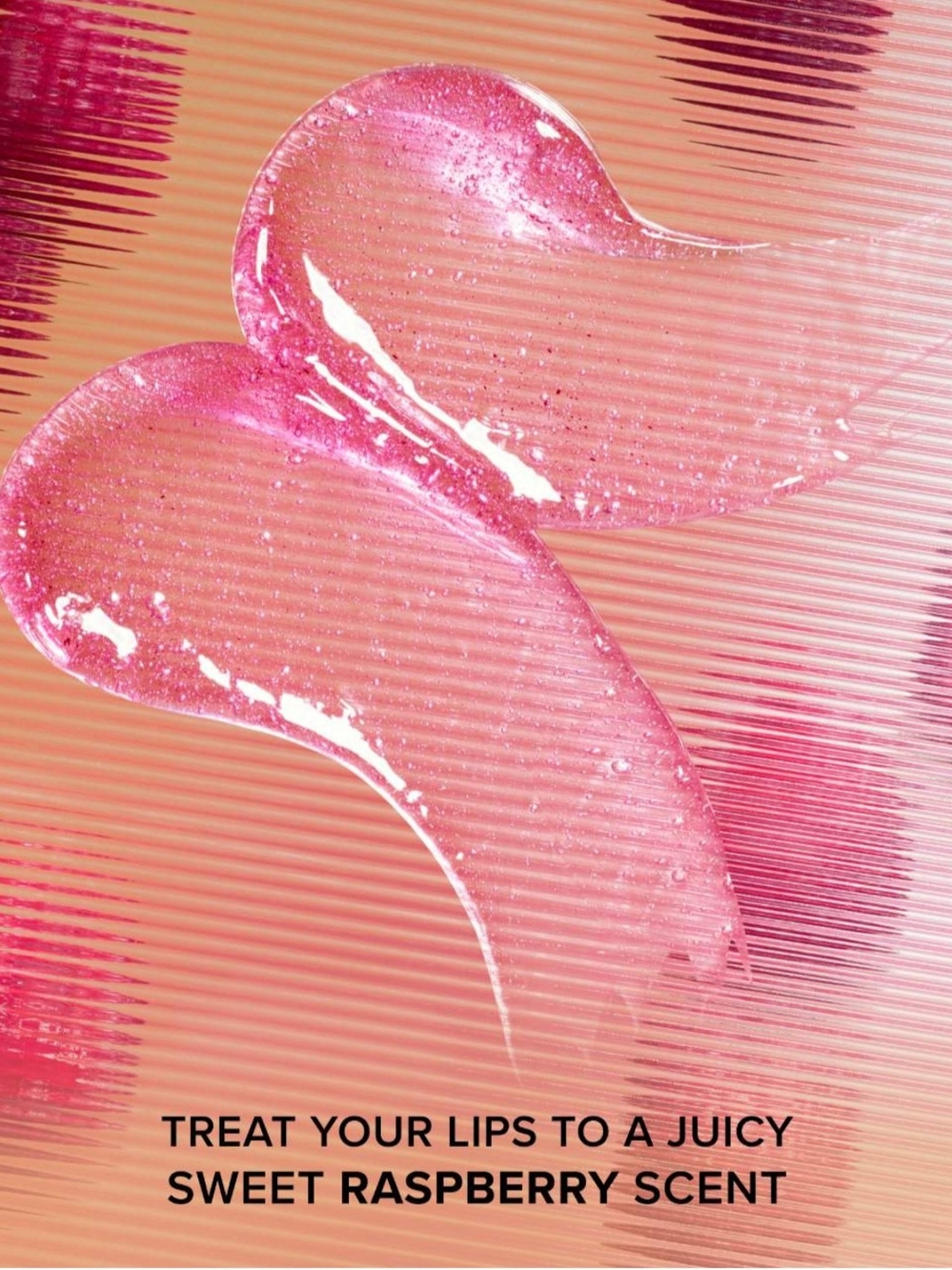 Too Faced Kissing Jelly Gloss  In Raspberry - Picture 3 of 5